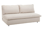 Canapé droit convertible ouverture express ISADORA tissu chiné