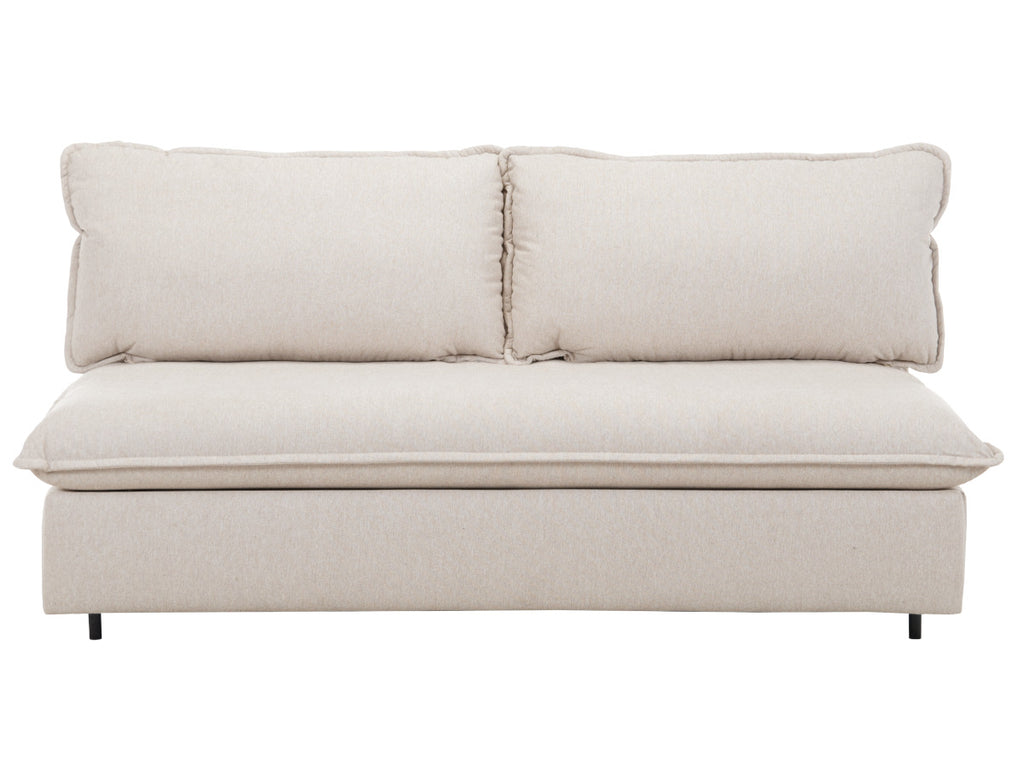 Canapé droit convertible ouverture express ISADORA tissu chiné