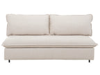 Canapé droit convertible ouverture express ISADORA tissu chiné