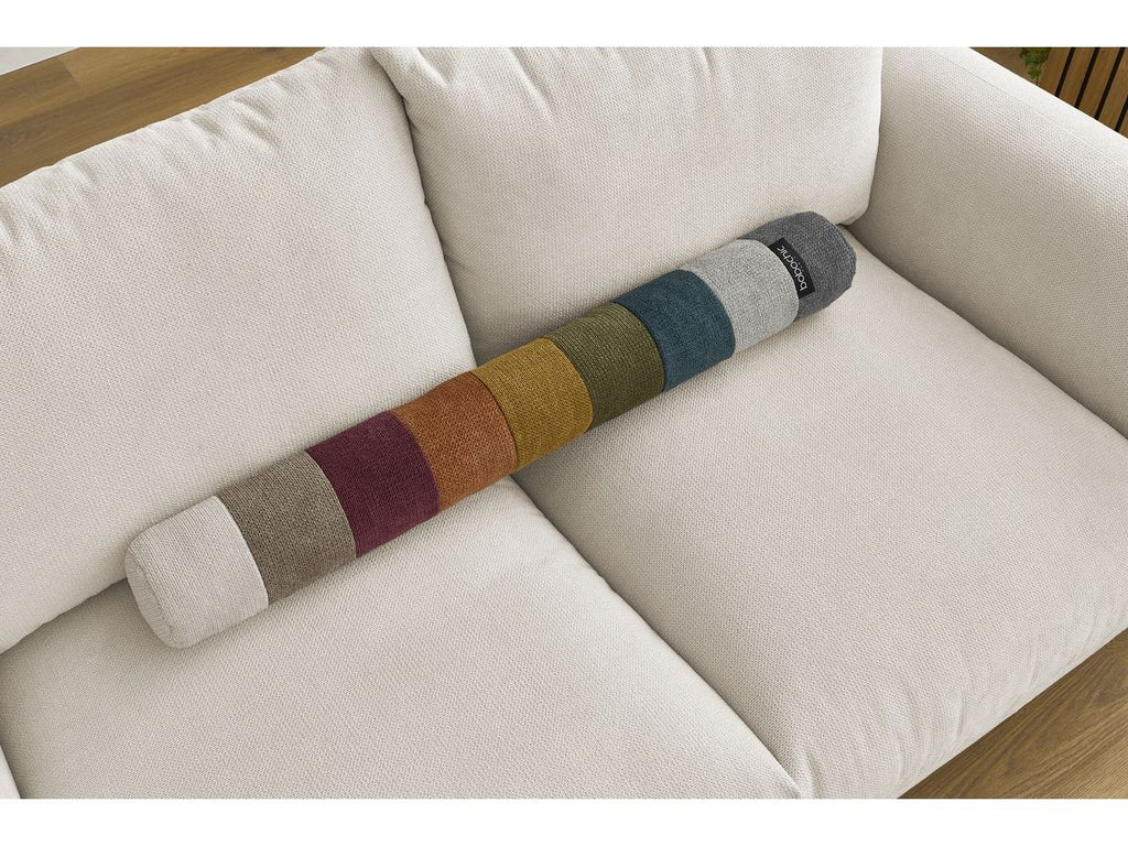 Canapé droit fixe 2 places ERNEST avec pouf