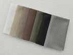 Canapé droit fixe 2 places HAYDEN tissu mesh avec pouf petit avec plateau