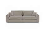 Canapé droit fixe 3 places BELMONT tissu bouclette