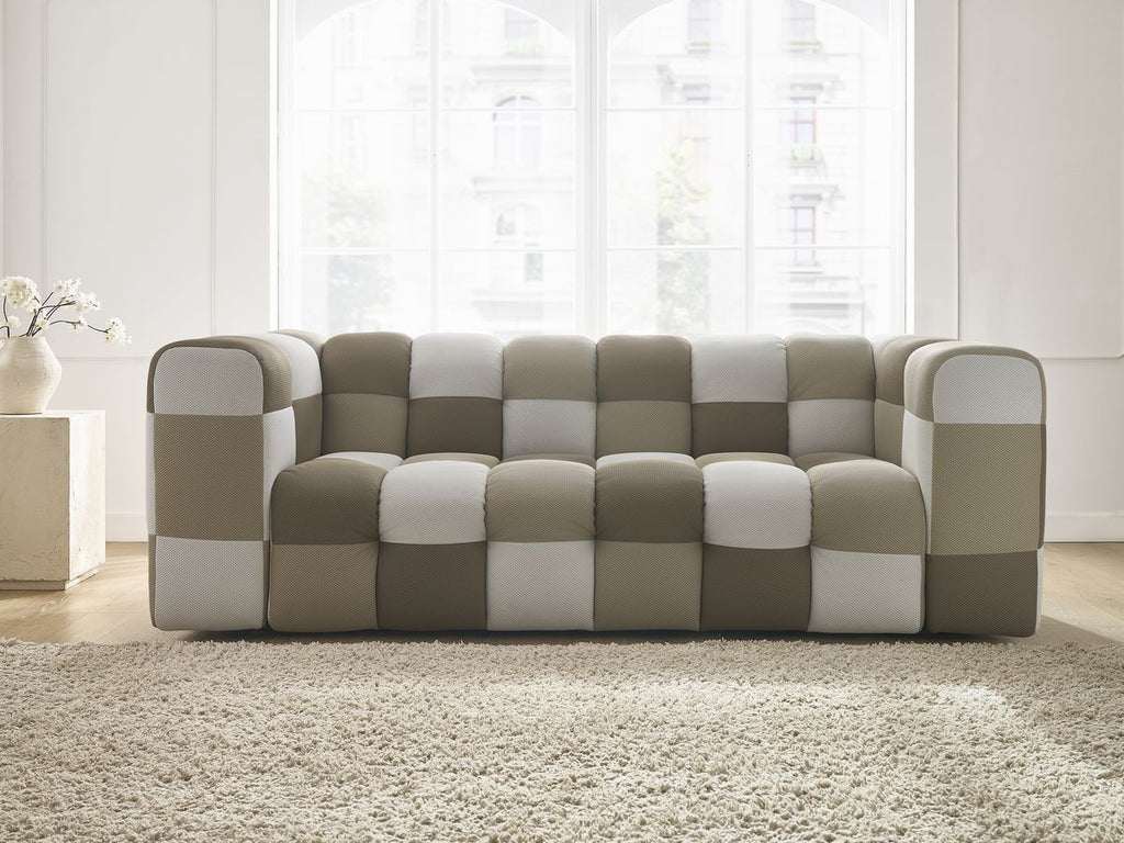 Canapé droit fixe 3 places CLOUD Édition limitée tissu mesh