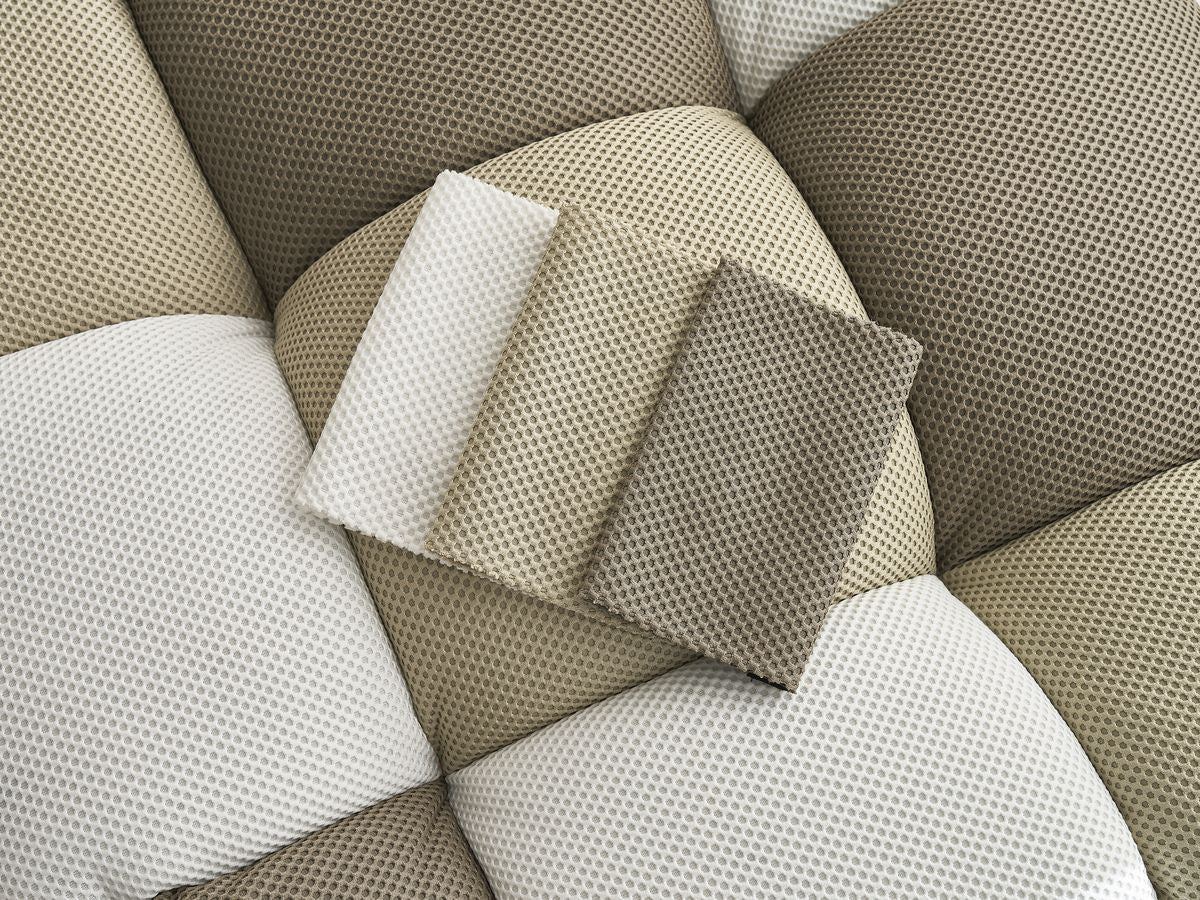 Canapé droit fixe 3 places CLOUD Édition limitée tissu mesh