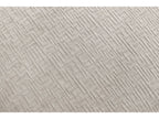 Canapé droit fixe 3 places JEANNE avec pouf tissu texturé
