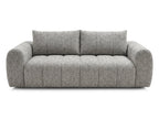 Canapé droit fixe 3 places NESTY tissu chiné