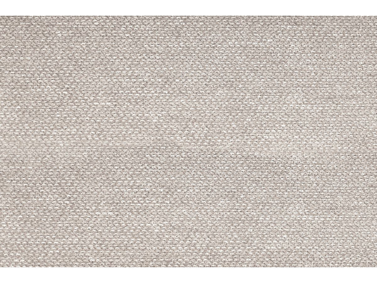 Canapé droit fixe 3 places ultra moelleux BOHEME tissu chiné avec pouf
