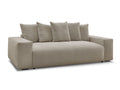 Canapé droit fixe 3 places VOLTAIRE tissu chiné