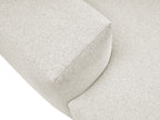 Canapé droit fixe 4 places VOLTAIRE assise profonde tissu chiné
