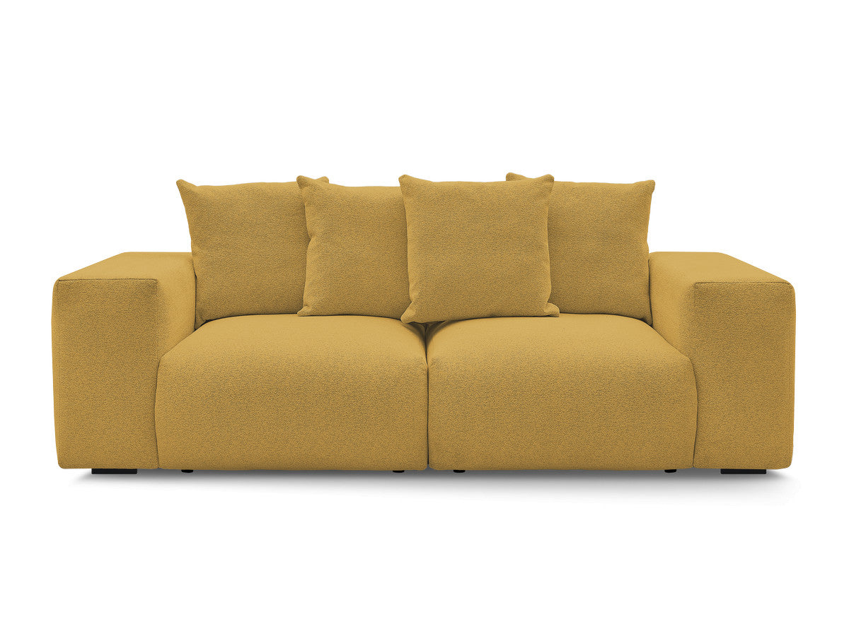 Canapé droit fixe modulable VOLTAIRE tissu chiné
