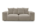 Canapé droit fixe modulable VOLTAIRE tissu chiné
