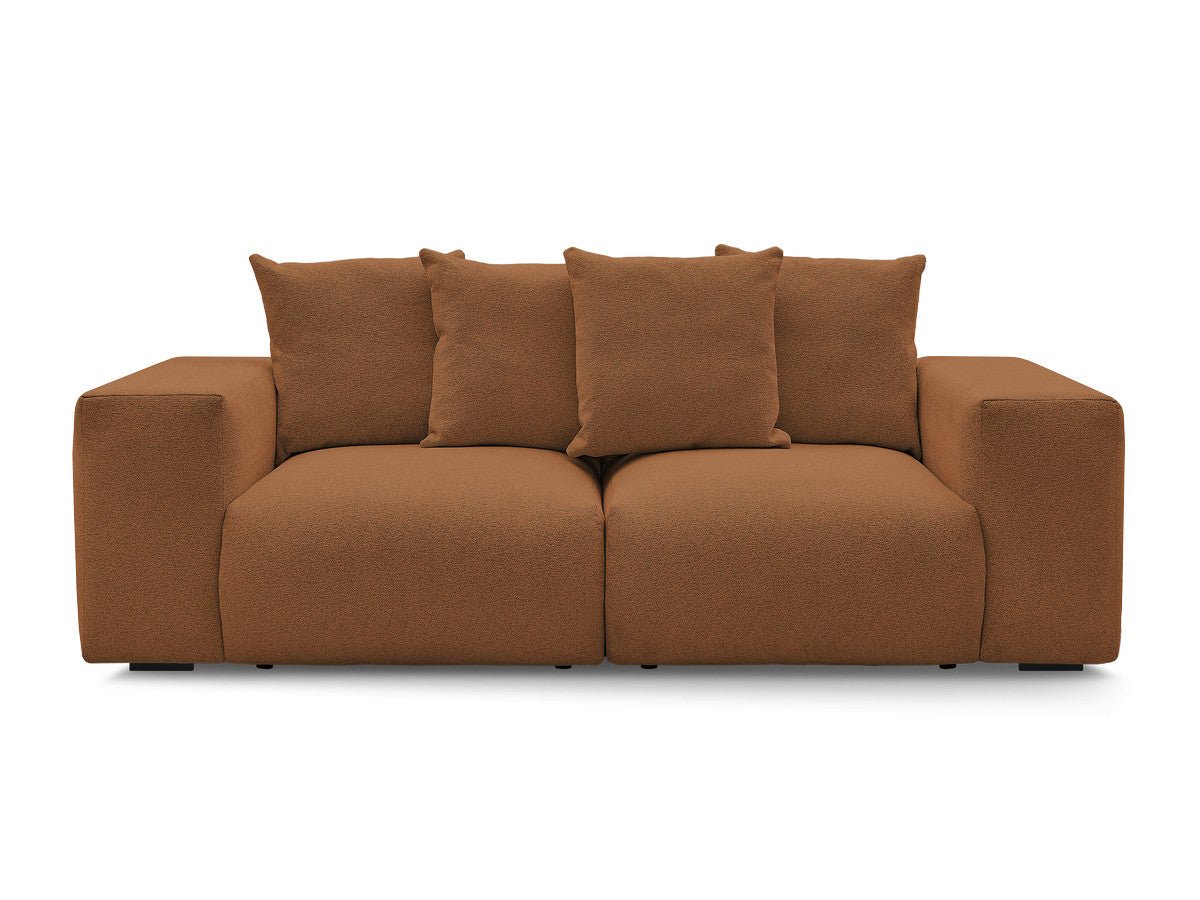 Canapé droit fixe modulable VOLTAIRE tissu chiné
