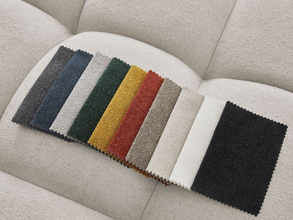 Canapé panoramique convertible coffre EVEREST tissu texturé