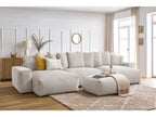 Canapé panoramique convertible coffre VOLTAIRE avec pouf
