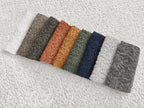 Canapé panoramique convertible coffre MONTAIGNE tissu bouclette