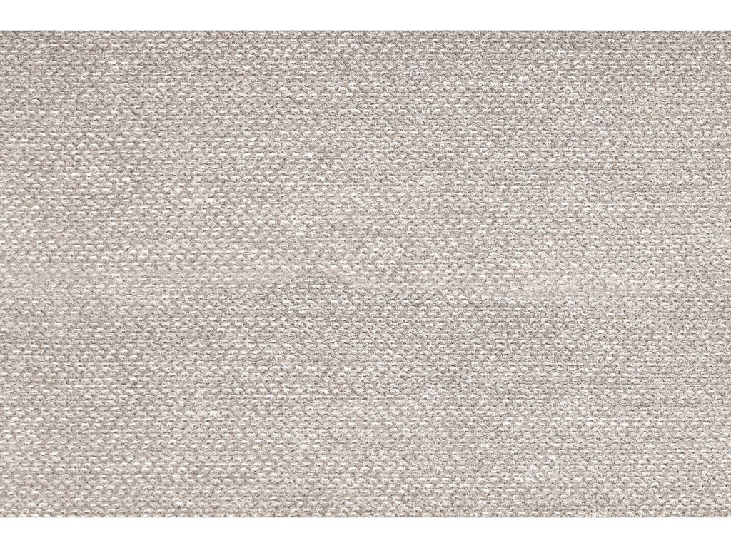Canapé panoramique fixe MEGEVE avec pouf tissu chiné