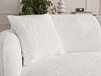 Canapé panoramique fixe modulable ANDA avec 3 chauffeuses, 1 méridienne, 2 angles et 1 pouf