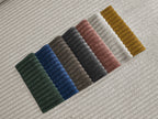 Ensemble canapé droit fixe 3 + 2 places + fauteuil TINA velours côtelé