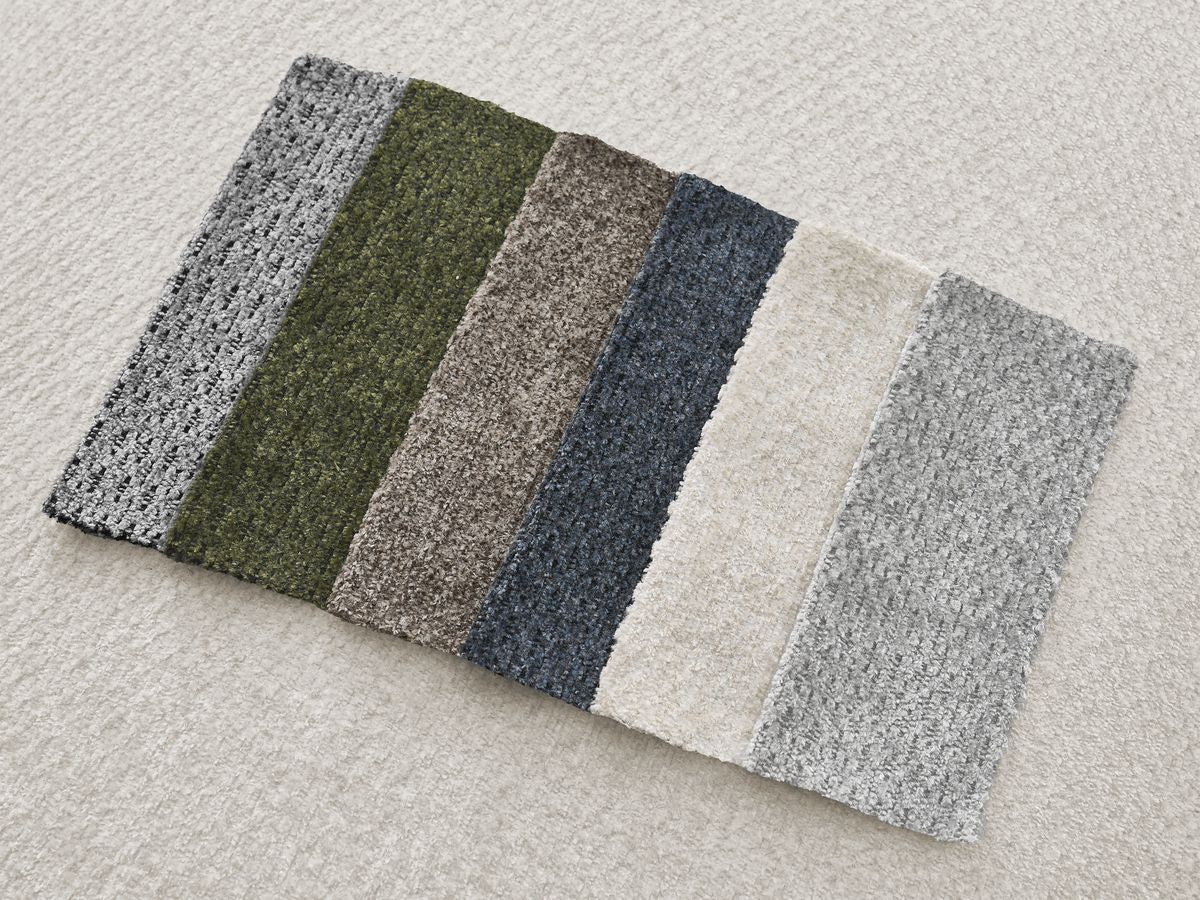 Ensemble canapé droit fixe 3 + 2 places SIDONIE tissu chiné